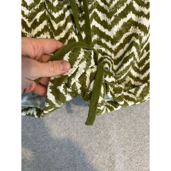 Anthropologie daily practice lounge shorts womens XS green chevron pull on - Picture 3 of 10